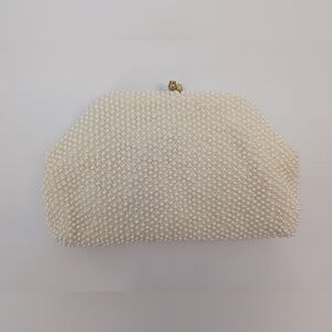 Bag by Debbie John Wind Imports Pearl Clutch Vintage